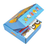 12 Pair PBS Kids Arthur Bus Buddies Crew Socks Box